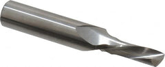 Onsrud - 5/16" Cutting Diam x 3/4" Length of Cut, 1 Flute, Downcut Spiral Router Bit - Uncoated, Right Hand Cut, Solid Carbide, 3" OAL x 1/2" Shank Diam, Single Edge, 22° Helix Angle - Americas Industrial Supply
