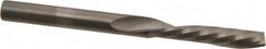 Onsrud - 1/4" Cutting Diam x 1-1/4" Length of Cut, 1 Flute, Downcut Spiral Router Bit - Uncoated, Right Hand Cut, Solid Carbide, 3" OAL x 1/4" Shank Diam, Single Edge, 21° Helix Angle - Americas Industrial Supply