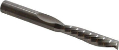 Onsrud - 3/8" Cutting Diam x 1-5/8" Length of Cut, 1 Flute, Downcut Spiral Router Bit - Uncoated, Right Hand Cut, Solid Carbide, 3-1/2" OAL x 3/8" Shank Diam, Single Edge - Americas Industrial Supply