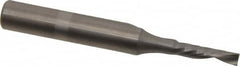 Onsrud - 1/8" Cutting Diam x 1/2" Length of Cut, 1 Flute, Downcut Spiral Router Bit - Uncoated, Right Hand Cut, Solid Carbide, 2" OAL x 1/4" Shank Diam, Single Edge, 21° Helix Angle - Americas Industrial Supply
