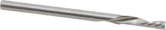 Onsrud - 1/8" Cutting Diam x 1/2" Length of Cut, 1 Flute, Downcut Spiral Router Bit - Uncoated, Right Hand Cut, Solid Carbide, 2" OAL x 1/8" Shank Diam, Single Edge, 21° Helix Angle - Americas Industrial Supply