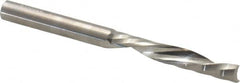 Onsrud - 1/4" Cutting Diam x 1-1/2" Length of Cut, 1 Flute, Downcut Spiral Router Bit - Uncoated, Right Hand Cut, Solid Carbide, 3" OAL x 1/4" Shank Diam, Single Edge - Americas Industrial Supply