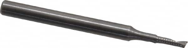 Onsrud - 1/16" Cutting Diam x 1/4" Length of Cut, 1 Flute, Upcut Spiral Router Bit - Uncoated, Right Hand Cut, Solid Carbide, 1-1/2" OAL x 1/8" Shank Diam, Single Edge, 22° Helix Angle - Americas Industrial Supply