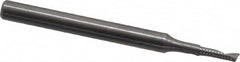 Onsrud - 1/16" Cutting Diam x 1/4" Length of Cut, 1 Flute, Upcut Spiral Router Bit - Uncoated, Right Hand Cut, Solid Carbide, 1-1/2" OAL x 1/8" Shank Diam, Single Edge, 22° Helix Angle - Americas Industrial Supply