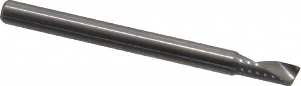Onsrud - 1/8" Cutting Diam x 1/4" Length of Cut, 1 Flute, Upcut Spiral Router Bit - Uncoated, Right Hand Cut, Solid Carbide, 1-1/2" OAL x 1/8" Shank Diam, Single Edge, 22° Helix Angle - Americas Industrial Supply