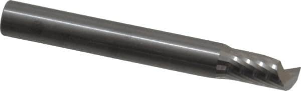 Onsrud - 5/16" Cutting Diam x 9/16" Length of Cut, 1 Flute, Upcut Spiral Router Bit - Uncoated, Right Hand Cut, Solid Carbide, 2-1/2" OAL x 5/16" Shank Diam, Single Edge, 22° Helix Angle - Americas Industrial Supply
