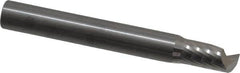 Onsrud - 5/16" Cutting Diam x 9/16" Length of Cut, 1 Flute, Upcut Spiral Router Bit - Uncoated, Right Hand Cut, Solid Carbide, 2-1/2" OAL x 5/16" Shank Diam, Single Edge, 22° Helix Angle - Americas Industrial Supply