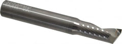 Onsrud - 1/2" Cutting Diam x 1-1/8" Length of Cut, 1 Flute, Upcut Spiral Router Bit - Uncoated, Right Hand Cut, Solid Carbide, 3-1/2" OAL x 1/2" Shank Diam, Single Edge, 22° Helix Angle - Americas Industrial Supply