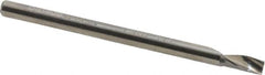 Onsrud - 1/8" Cutting Diam x 1/4" Length of Cut, 1 Flute, Upcut Spiral Router Bit - Uncoated, Right Hand Cut, Solid Carbide, 2" OAL x 1/8" Shank Diam, Single Edge, 21° Helix Angle - Americas Industrial Supply