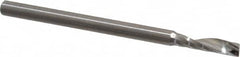 Onsrud - 1/8" Cutting Diam x 1/2" Length of Cut, 1 Flute, Upcut Spiral Router Bit - Uncoated, Right Hand Cut, Solid Carbide, 2" OAL x 1/8" Shank Diam, Single Edge, 21° Helix Angle - Americas Industrial Supply