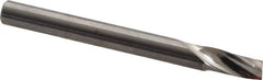 Onsrud - 3/16" Cutting Diam x 3/8" Length of Cut, 1 Flute, Upcut Spiral Router Bit - Uncoated, Right Hand Cut, Solid Carbide, 2" OAL x 3/16" Shank Diam, Single Edge, 21° Helix Angle - Americas Industrial Supply