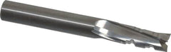 Onsrud - 3/8" Cutting Diam x 7/8" Length of Cut, 3 Flute, Upcut Spiral Router Bit - Uncoated, Right Hand Cut, Solid Carbide, 3" OAL x 3/8" Shank Diam, Three Edge, 10° Helix Angle - Americas Industrial Supply