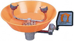 PRO-SAFE - Wall Mount, Plastic Bowl, Eyewash Station - 1/2" Inlet - Americas Industrial Supply