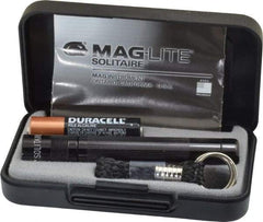 Mag-Lite - Krypton Bulb, Mini Flashlight - Black Aluminum Body, 1 AAA Alkaline Battery Included - Americas Industrial Supply