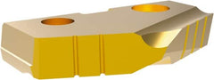 Allied Machine and Engineering - 1-19/32" Diam x 1/4" Thick, Seat Code 3, 144° Included Angle Spade Drill Insert - TiN Coated, Cobalt, Grade Super Cobalt, Series T-A - Americas Industrial Supply