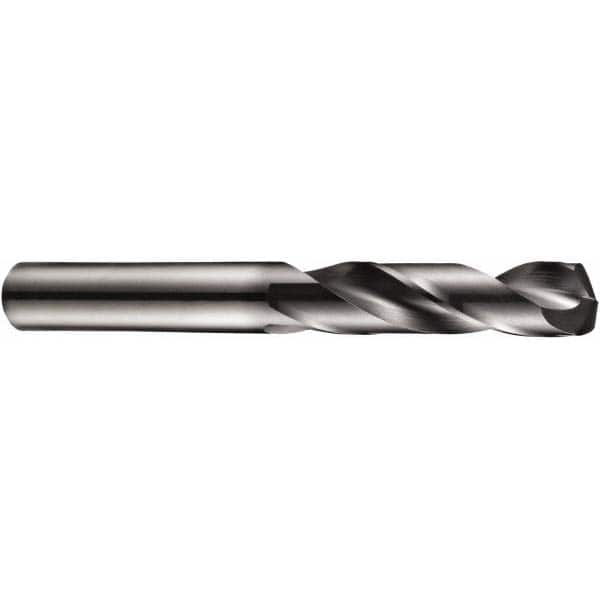 DORMER - 21/64" 140° Spiral Flute Solid Carbide Screw Machine Drill Bit - Americas Industrial Supply