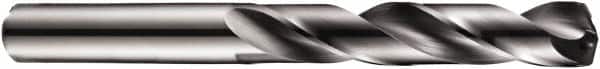 DORMER - 11.2mm 140° Solid Carbide Jobber Drill - TiAlN Finish, Right Hand Cut, Spiral Flute, Straight Shank, 118mm OAL, Four Facet Split Point - Americas Industrial Supply