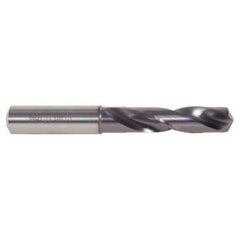 DORMER - 0.3319" 140° Spiral Flute Solid Carbide Screw Machine Drill Bit - Americas Industrial Supply