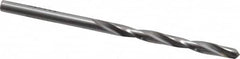 Made in USA - 5/32" 135° Carbide-Tipped Jobber Drill - Bright Finish, Right Hand Cut, Spiral Flute, Straight Shank, 3-1/8" OAL, Split Point - Americas Industrial Supply
