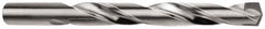 Made in USA - 15/32" Diam, 6" OAL Bright Carbide-Tipped Aircraft Extension Drill Bit - 135° Point Angle - Americas Industrial Supply