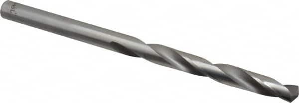 Made in USA - 3/8" Diam, 6" OAL Bright Carbide-Tipped Aircraft Extension Drill Bit - 135° Point Angle - Americas Industrial Supply