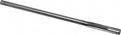 Made in USA - 0.269" Carbide-Tipped 4 Flute Chucking Reamer - Straight Flute, 15/64" Straight Shank, 1-1/2" Flute Length, 6" OAL - Americas Industrial Supply