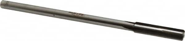 Made in USA - 0.346" Carbide-Tipped 4 Flute Chucking Reamer - Straight Flute, 9/32" Straight Shank, 1-1/2" Flute Length, 6" OAL - Americas Industrial Supply