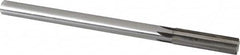 Made in USA - 0.616" Carbide-Tipped 6 Flute Chucking Reamer - Straight Flute, 9/16" Straight Shank, 2-1/4" Flute Length, 9" OAL - Americas Industrial Supply