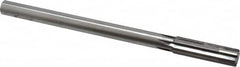 Made in USA - 0.64" Carbide-Tipped 6 Flute Chucking Reamer - Straight Flute, 9/16" Straight Shank, 2-1/4" Flute Length, 9" OAL - Americas Industrial Supply