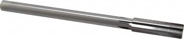 Made in USA - 0.681" Carbide-Tipped 6 Flute Chucking Reamer - Straight Flute, 9/16" Straight Shank, 2-1/4" Flute Length, 9" OAL - Americas Industrial Supply