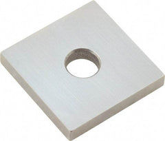 Mitutoyo - 0.142" Square Steel Gage Block - Accuracy Grade 0, Includes Certificate of Inspection - Americas Industrial Supply