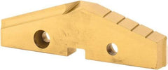 Allied Machine and Engineering - 4" Diam x 7/16" Thick, Seat Code 7, 144° Included Angle Spade Drill Insert - TiN Coated, High Speed Steel, Series GEN2 T-A - Americas Industrial Supply