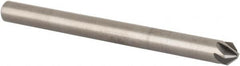 SGS - 1/8" Head Diam, 1/8" Shank Diam, 6 Flute 90° Solid Carbide Countersink - Americas Industrial Supply