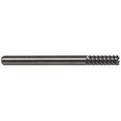 M.A. Ford - 9/16", 1-1/8" LOC, 9/16" Shank Diam, 3-1/2" OAL, 6 Flute, Solid Carbide Square End Mill - Americas Industrial Supply
