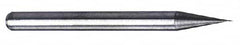 M.A. Ford - 1.8mm, 5.4mm LOC, 3mm Shank Diam, 1-1/2" OAL, 4 Flute, Solid Carbide Square End Mill - Single End, Uncoated, Spiral Flute, 30° Helix, Centercutting, Right Hand Cut, Right Hand Flute, Series 111 - Americas Industrial Supply