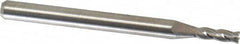 M.A. Ford - 5/64", 15/64" LOC, 1/8" Shank Diam, 1-1/2" OAL, 4 Flute, Solid Carbide Square End Mill - Single End, Uncoated, Spiral Flute, 30° Helix, Centercutting, Right Hand Cut, Right Hand Flute, Series 117 - Americas Industrial Supply