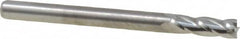 M.A. Ford - 1/8", 3/8" LOC, 1/8" Shank Diam, 1-1/2" OAL, 4 Flute, Solid Carbide Square End Mill - Single End, Uncoated, Spiral Flute, 30° Helix, Centercutting, Right Hand Cut, Right Hand Flute, Series 117 - Americas Industrial Supply