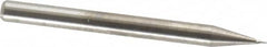 M.A. Ford - 0.007", 0.014" LOC, 1/8" Shank Diam, 1-1/2" OAL, 2 Flute, Solid Carbide Square End Mill - Single End, Uncoated, Spiral Flute, 30° Helix, Centercutting, Right Hand Cut, Right Hand Flute, Series 164 - Americas Industrial Supply
