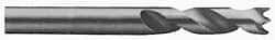 M.A. Ford - 23/64" Spiral Flute Solid Carbide Screw Machine Drill Bit - Bright Finish, Right Hand Cut, 1-9/16" Flute Length, 3-1/16" OAL, Standard Point, Straight Shank - Americas Industrial Supply