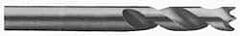 M.A. Ford - 23/64" Spiral Flute Solid Carbide Screw Machine Drill Bit - Bright Finish, Right Hand Cut, 1-9/16" Flute Length, 3-1/16" OAL, Standard Point, Straight Shank - Americas Industrial Supply