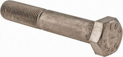 Value Collection - 1/2-20 UNF, 3" Length Under Head Hex Head Cap Screw - Partially Threaded, Grade 18-8 Stainless Steel, Uncoated, 3/4" Hex - Americas Industrial Supply