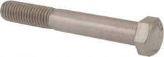 Value Collection - 9/16-12 UNC, 4" Length Under Head Hex Head Cap Screw - Partially Threaded, Grade 18-8 Stainless Steel, Uncoated, 13/16" Hex - Americas Industrial Supply