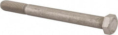 Value Collection - 9/16-12 UNC, 6" Length Under Head Hex Head Cap Screw - Partially Threaded, Grade 18-8 Stainless Steel, Uncoated, 13/16" Hex - Americas Industrial Supply