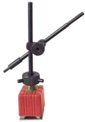 Value Collection - 38mm Wide Magnetic Indicator Base with Holders - Post & Rod Arm (Swivel) - Americas Industrial Supply