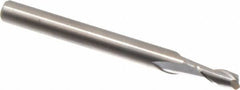 M.A. Ford - 9/64", 5/16" LOC, 3/16" Shank Diam, 2" OAL, 2 Flute, Solid Carbide Square End Mill - Single End, Uncoated, Spiral Flute, 30° Helix, Centercutting, Right Hand Cut, Right Hand Flute, Series 164 - Americas Industrial Supply