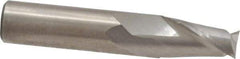 M.A. Ford - 3/8", 5/8" LOC, 3/8" Shank Diam, 2" OAL, 2 Flute, Solid Carbide Square End Mill - Single End, Uncoated, Spiral Flute, 30° Helix, Centercutting, Right Hand Cut, Right Hand Flute, Series 164 - Americas Industrial Supply