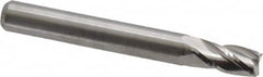 M.A. Ford - 15/64", 1/2" LOC, 1/4" Shank Diam, 2" OAL, 4 Flute, Solid Carbide Square End Mill - Single End, Uncoated, Spiral Flute, 30° Helix, Centercutting, Right Hand Cut, Right Hand Flute, Series 163 - Americas Industrial Supply