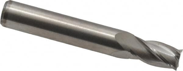 M.A. Ford - 9/32", 1/2" LOC, 5/16" Shank Diam, 2" OAL, 4 Flute, Solid Carbide Square End Mill - Americas Industrial Supply