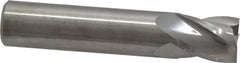 M.A. Ford - 1/2", 5/8" LOC, 1/2" Shank Diam, 2-1/2" OAL, 4 Flute, Solid Carbide Square End Mill - Single End, Uncoated, Spiral Flute, 30° Helix, Centercutting, Right Hand Cut, Right Hand Flute, Series 163 - Americas Industrial Supply