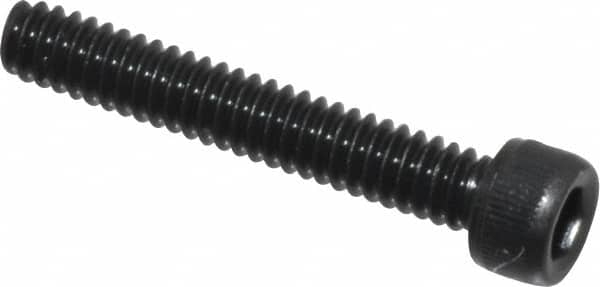 Value Collection - #3-48 UNC Hex Socket Drive, Socket Cap Screw - Alloy Steel, Black Oxide Finish, Fully Threaded, 5/8" Length Under Head - Americas Industrial Supply